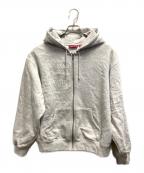 SUPREMEシュプリーム）の古着「ジップパーカー」｜ライトグレー