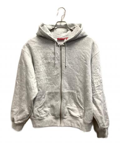 中古・古着通販】SUPREME (シュプリーム) ジップパーカー ライトグレー