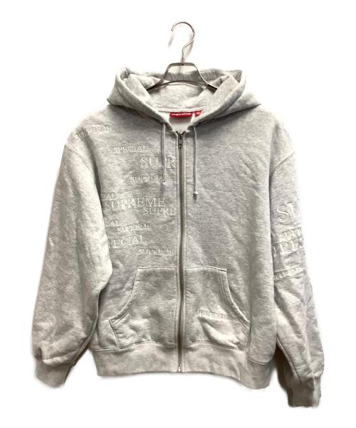 SUPREME（シュプリーム）SUPREME (シュプリーム) ジップパーカー ライトグレー サイズ:Mの古着・服飾アイテム