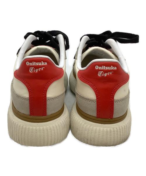 Onitsuka Tiger（オニツカタイガー）Onitsuka Tiger (オニツカタイガー) DELECITY ホワイト×レッド サイズ:SIZE 24.5cmの古着・服飾アイテム