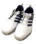 adidas（アディダス）の古着「ゴルフシューズ」｜ホワイト×ブルー