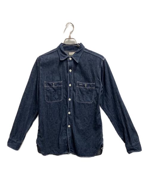 WAREHOUSE（ウエアハウス）WAREHOUSE (ウエアハウス) 長袖シャツ インディゴ サイズ:SIZE 38の古着・服飾アイテム