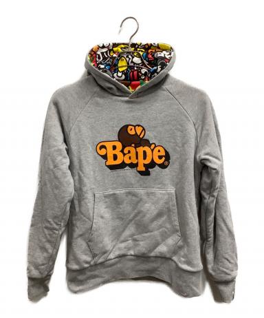 中古・古着通販】A BATHING APE (アベイシングエイプ) パーカー グレー