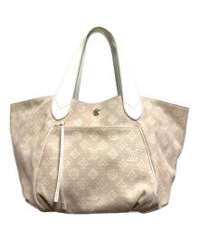 LOUIS VUITTON（ルイ ヴィトン）の古着「トートバッグ」｜ベージュ×ホワイト