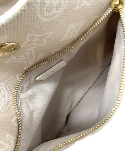 LOUIS VUITTON（ルイ ヴィトン）LOUIS VUITTON (ルイ ヴィトン) トートバッグ ベージュ×ホワイトの古着・服飾アイテム