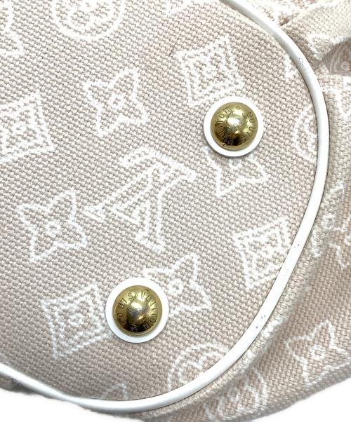 LOUIS VUITTON（ルイ ヴィトン）LOUIS VUITTON (ルイ ヴィトン) トートバッグ ベージュ×ホワイトの古着・服飾アイテム