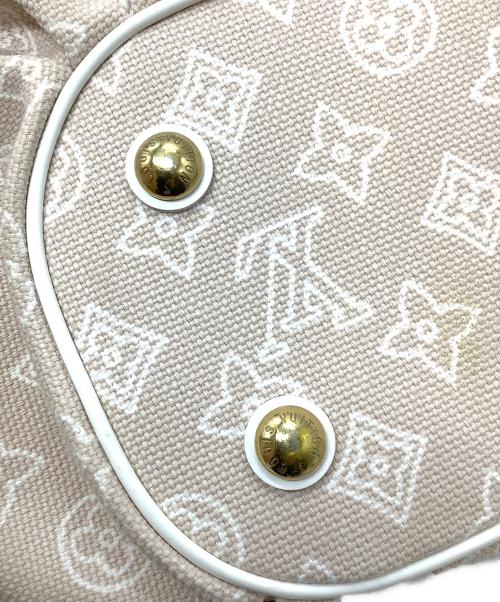 LOUIS VUITTON（ルイ ヴィトン）LOUIS VUITTON (ルイ ヴィトン) トートバッグ ベージュ×ホワイトの古着・服飾アイテム