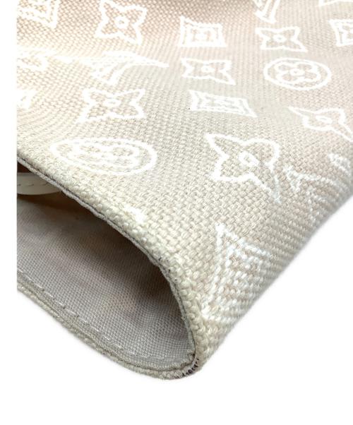 LOUIS VUITTON（ルイ ヴィトン）LOUIS VUITTON (ルイ ヴィトン) トートバッグ ベージュ×ホワイトの古着・服飾アイテム