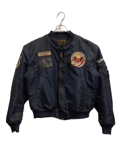 TEDMAN（テッドマン）TEDMAN (テッドマン) フライトジャケット ネイビー サイズ:Lの古着・服飾アイテム
