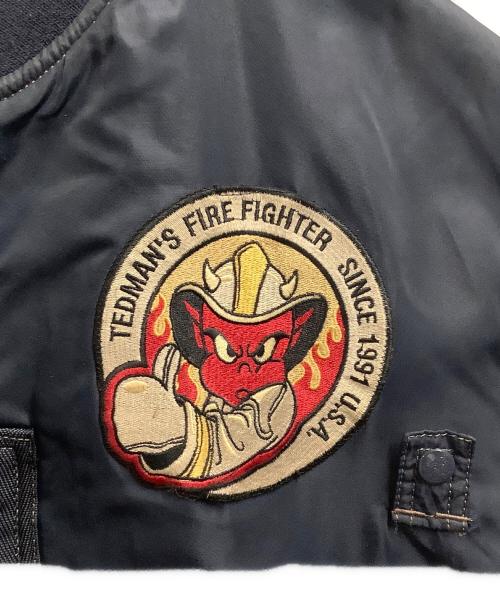TEDMAN（テッドマン）TEDMAN (テッドマン) フライトジャケット ネイビー サイズ:Lの古着・服飾アイテム