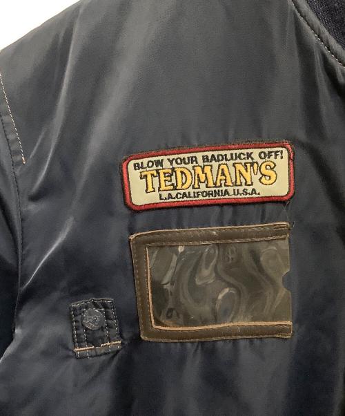 TEDMAN（テッドマン）TEDMAN (テッドマン) フライトジャケット ネイビー サイズ:Lの古着・服飾アイテム