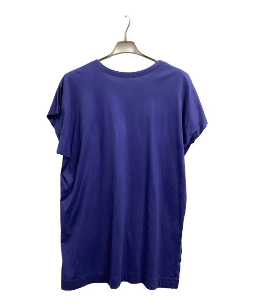 ISSEY MIYAKE（イッセイミヤケ）ISSEY MIYAKE (イッセイミヤケ) ノースリーブカットソー ブルー サイズ:FREEの古着・服飾アイテム