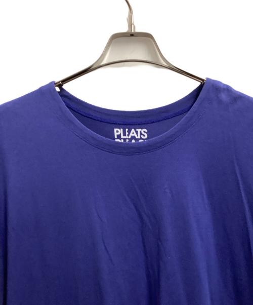 ISSEY MIYAKE（イッセイミヤケ）ISSEY MIYAKE (イッセイミヤケ) ノースリーブカットソー ブルー サイズ:FREEの古着・服飾アイテム
