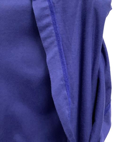ISSEY MIYAKE（イッセイミヤケ）ISSEY MIYAKE (イッセイミヤケ) ノースリーブカットソー ブルー サイズ:FREEの古着・服飾アイテム