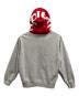 SUPREME (シュプリーム) パーカー グレー×レッド サイズ:M：13000円