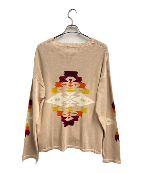 PENDLETON（ペンドルトン）PENDLETON (ペンドルトン) JOURNAL STANDARD (ジャーナルスタンダード) ニット ベージュ サイズ:Lの古着・服飾アイテム