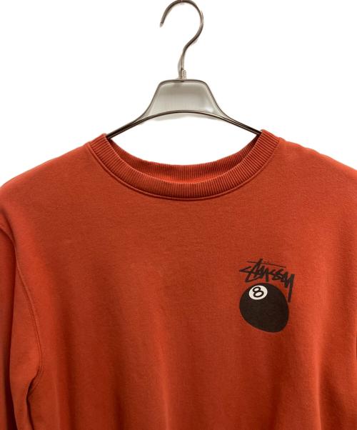 stussy（ステューシー）stussy (ステューシー) スウェット オレンジ サイズ:Lの古着・服飾アイテム