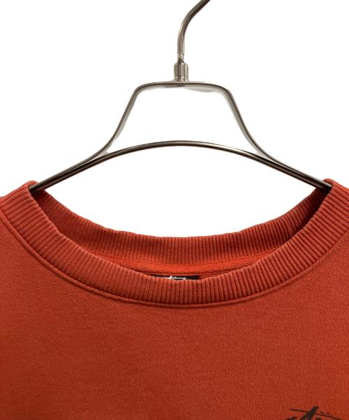 stussy（ステューシー）stussy (ステューシー) スウェット オレンジ サイズ:Lの古着・服飾アイテム