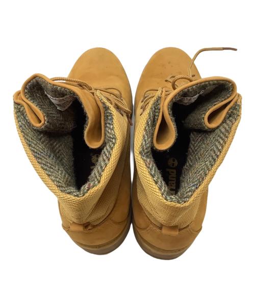 Timberland（ティンバーランド）Timberland (ティンバーランド) Harris Tweed (ハリスツイード) レースアップブーツ ベージュ サイズ:7.5Wの古着・服飾アイテム