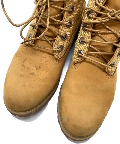 Timberland（ティンバーランド）Timberland (ティンバーランド) Harris Tweed (ハリスツイード) レースアップブーツ ベージュ サイズ:7.5Wの古着・服飾アイテム