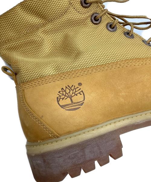 Timberland（ティンバーランド）Timberland (ティンバーランド) Harris Tweed (ハリスツイード) レースアップブーツ ベージュ サイズ:7.5Wの古着・服飾アイテム