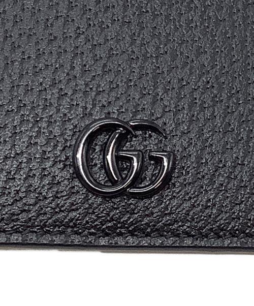 GUCCI（グッチ）GUCCI (グッチ) ジップカードケース ブラックの古着・服飾アイテム