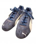 PUMAプーマ）の古着「ローカットスニーカー」｜インディゴ