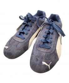 PUMA（プーマ）の古着「ローカットスニーカー」｜インディゴ