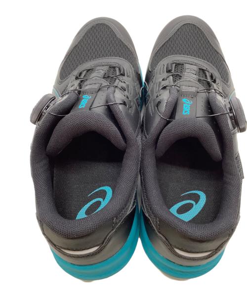 asics（アシックス）asics (アシックス) スニーカー ブラック×ブルー サイズ:26.5㎝の古着・服飾アイテム