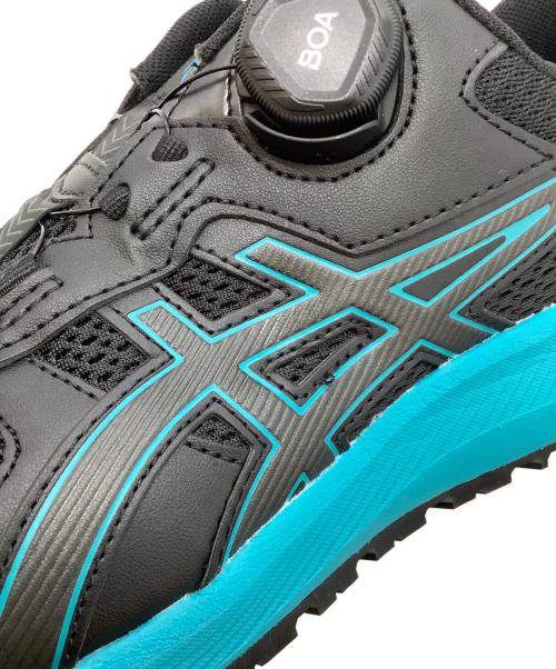 asics（アシックス）asics (アシックス) スニーカー ブラック×ブルー サイズ:26.5㎝の古着・服飾アイテム