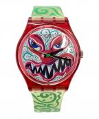 SWATCHスウォッチ）の古着「クロノグラフ」｜レッド