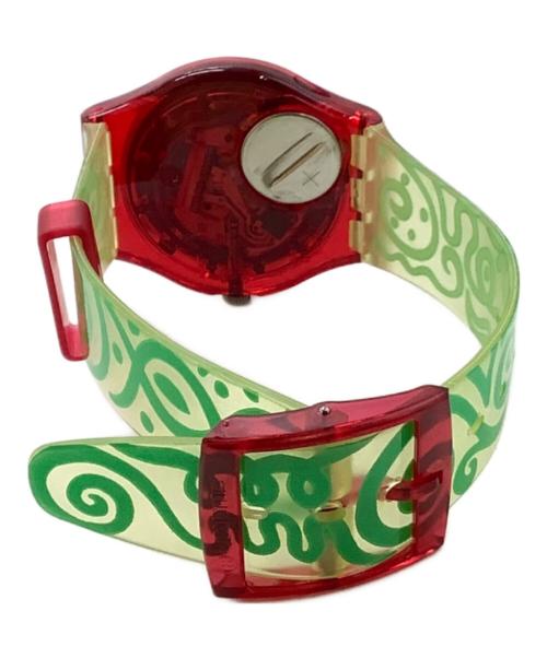 SWATCH（スウォッチ）SWATCH (スウォッチ) クロノグラフ レッドの古着・服飾アイテム
