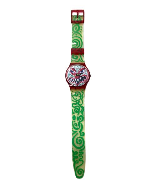 SWATCH（スウォッチ）SWATCH (スウォッチ) クロノグラフ レッドの古着・服飾アイテム