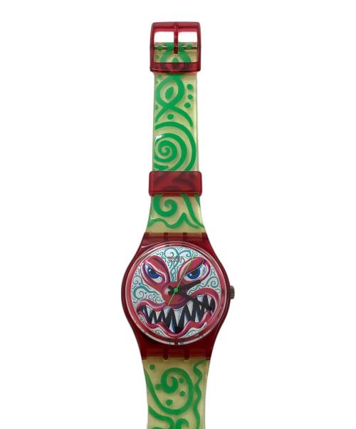 SWATCH（スウォッチ）SWATCH (スウォッチ) クロノグラフ レッドの古着・服飾アイテム
