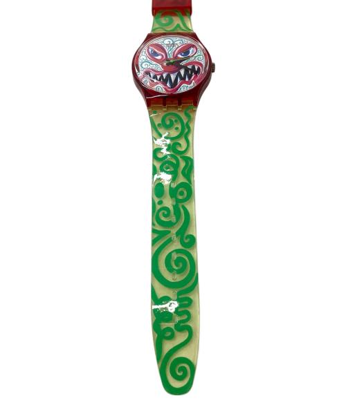 SWATCH（スウォッチ）SWATCH (スウォッチ) クロノグラフ レッドの古着・服飾アイテム
