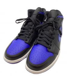 NIKE（ナイキ）の古着「ミッドカットスニーカー」｜ブラック×ブルー