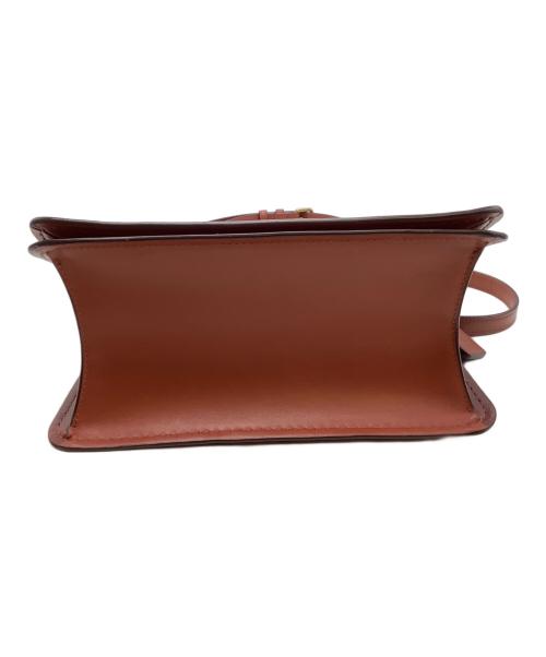 COACH（コーチ）COACH (コーチ) チェーンショルダーバッグ レッド×ブラウンの古着・服飾アイテム