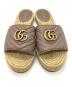 GUCCI (グッチ) サンダル ベージュ サイズ:SIZE 37：18000円