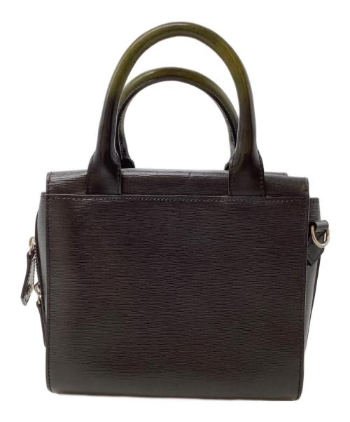 Vivienne Westwood（ヴィヴィアンウエストウッド）Vivienne Westwood (ヴィヴィアンウエストウッド) 2WAYバッグ ブラック×グリーンの古着・服飾アイテム