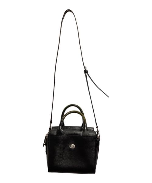 Vivienne Westwood（ヴィヴィアンウエストウッド）Vivienne Westwood (ヴィヴィアンウエストウッド) 2WAYバッグ ブラック×グリーンの古着・服飾アイテム