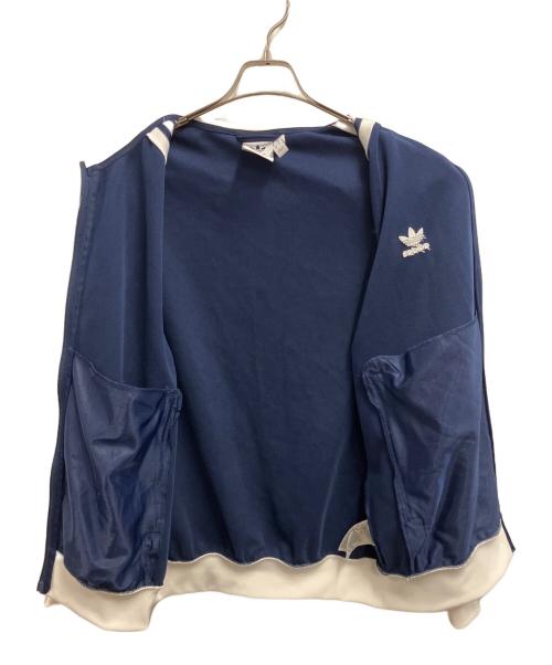 adidas（アディダス）adidas (アディダス) トラックジャケット ネイビー×ホワイト サイズ:XLの古着・服飾アイテム