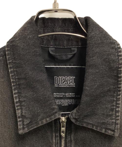 DIESEL（ディーゼル）DIESEL (ディーゼル) デニムジャケット ブラック サイズ:SIZE 48の古着・服飾アイテム