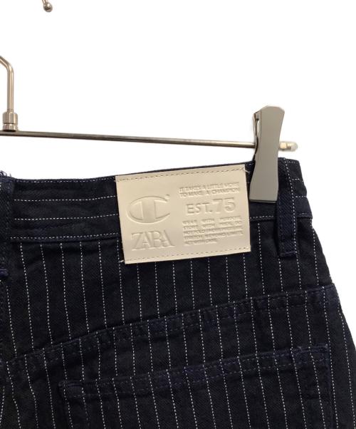 ZARA（ザラ）ZARA (ザラ) Champion (チャンピオン) バギーパンツ ネイビー サイズ:SIZE 38の古着・服飾アイテム