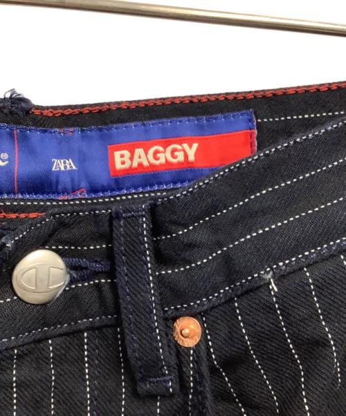 ZARA（ザラ）ZARA (ザラ) Champion (チャンピオン) バギーパンツ ネイビー サイズ:SIZE 38の古着・服飾アイテム