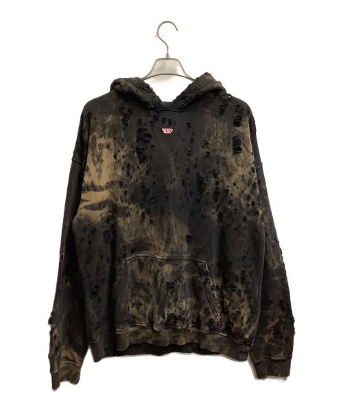 DIESEL（ディーゼル）DIESEL (ディーゼル) パーカー ブラック サイズ:SIZE Lの古着・服飾アイテム
