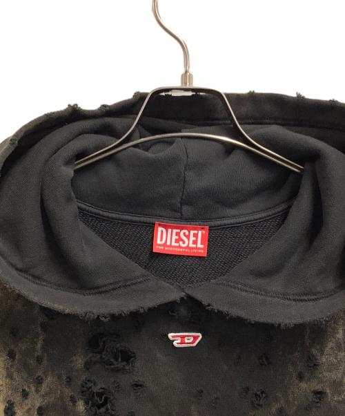 DIESEL（ディーゼル）DIESEL (ディーゼル) パーカー ブラック サイズ:SIZE Lの古着・服飾アイテム