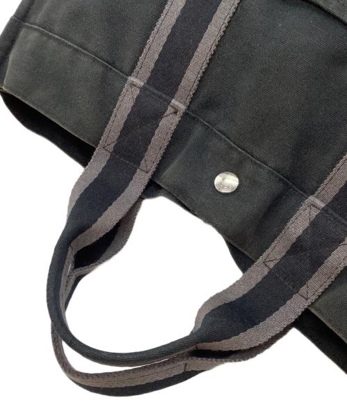 HERMES（エルメス）HERMES (エルメス) キャンバストートバッグ ブラックの古着・服飾アイテム