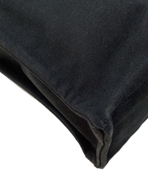 HERMES（エルメス）HERMES (エルメス) キャンバストートバッグ ブラックの古着・服飾アイテム