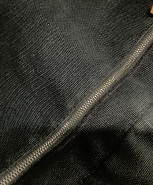 HERMES（エルメス）HERMES (エルメス) キャンバストートバッグ ブラックの古着・服飾アイテム