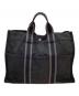 HERMES（エルメス）の古着「キャンバストートバッグ」｜ブラック